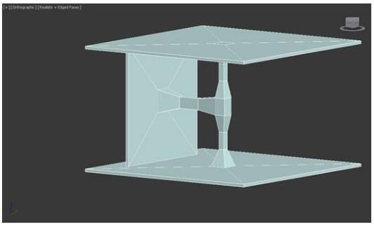 選擇側(cè)面進(jìn)行Bevel（倒角）Extrude（擠出）